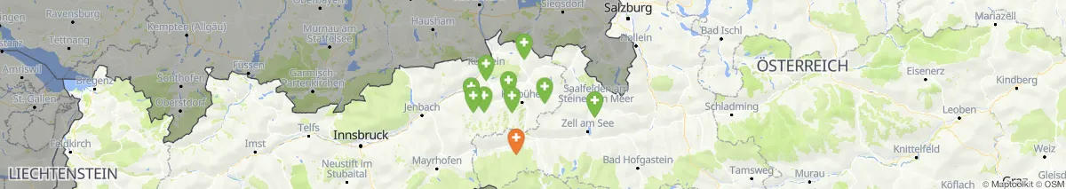 Kartenansicht für Apotheken-Notdienste in der Nähe von Kirchdorf in Tirol (Gemeinde, Tirol) (52)